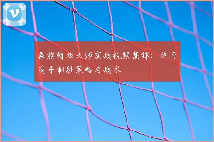 象棋特级大师实战视频集锦：学习高手制胜策略与战术